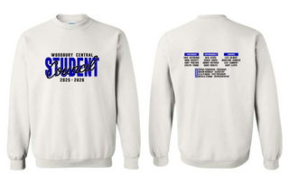 Woodbury Central Student Council - Gildan Cotton Crewneck Sweatshirt