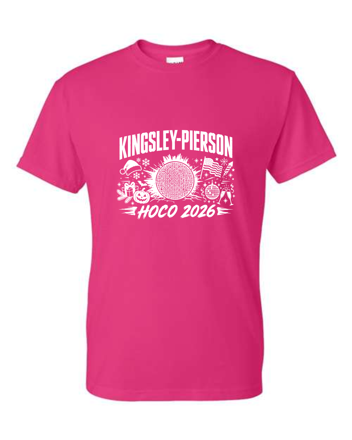 Kingsley-Pierson Homecoming - FRESHMEN - Pink T-Shirt