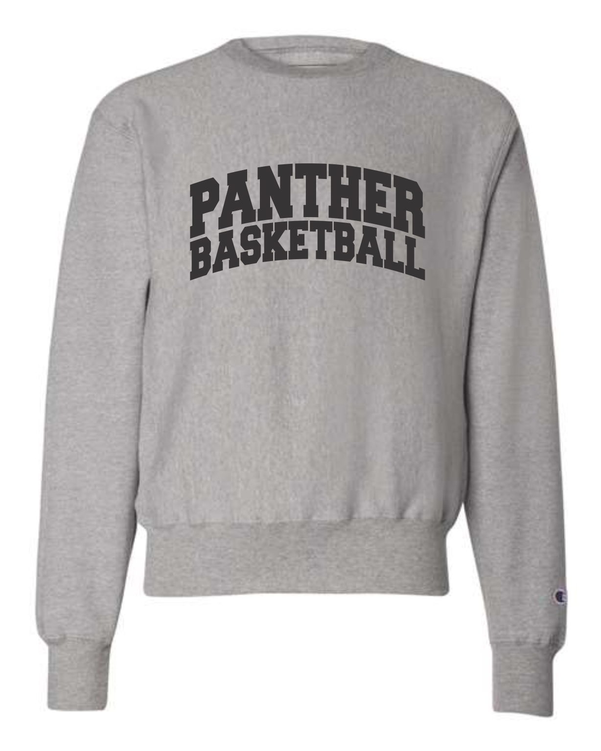 Kingsley-Pierson Girls Basketball Apparel - Grey Champion Reverse Weave Crewneck Sweatshirt
