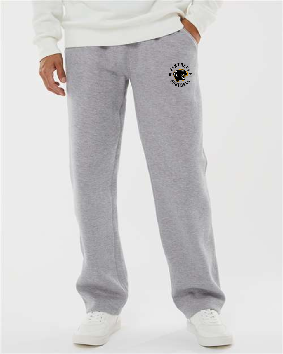 Kingsley-Pierson Panthers Football Apparel - Grey Sweatpants