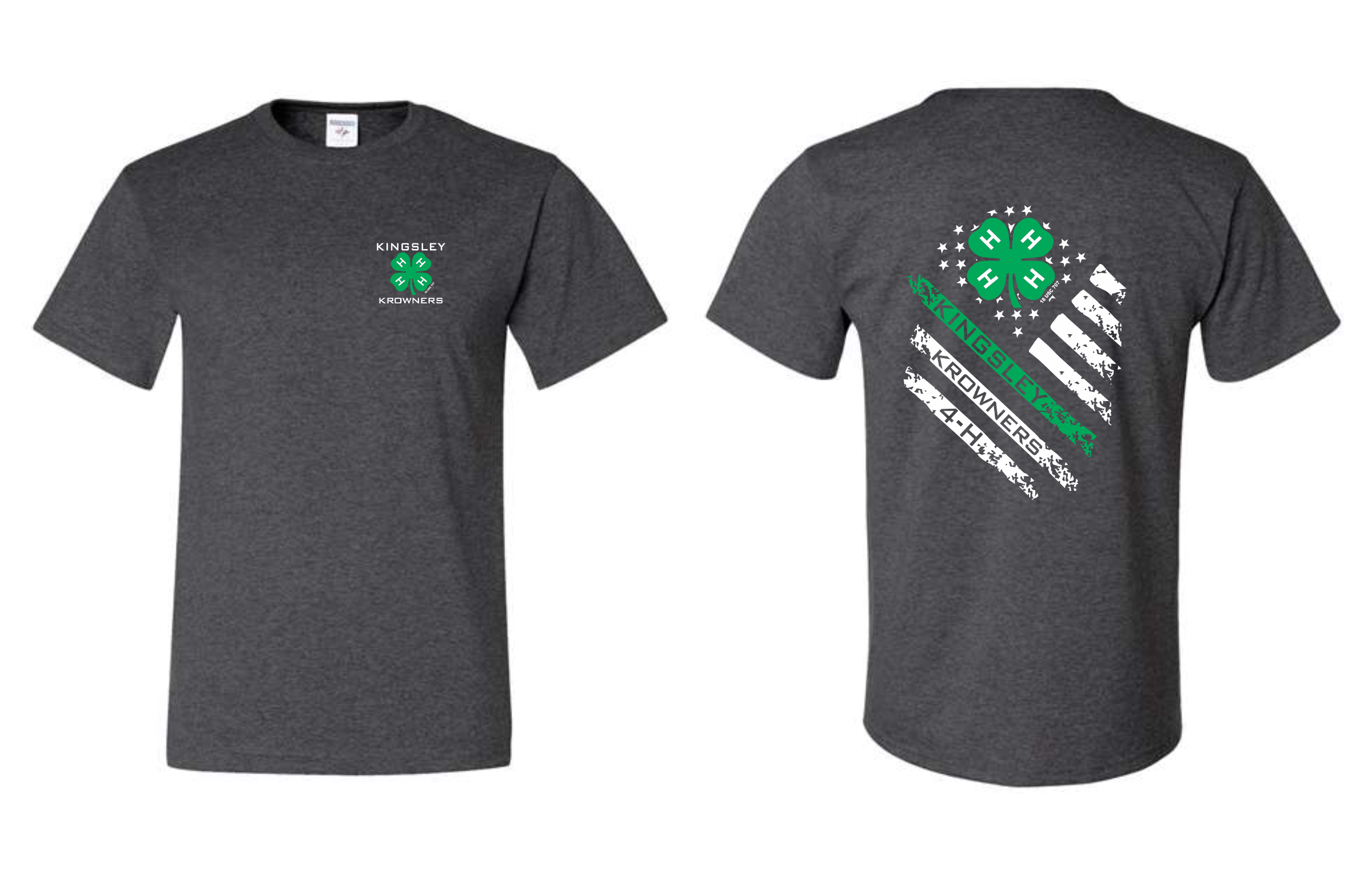 Kingsley Krowners 4-H Apparel - Dark Grey (+ options)