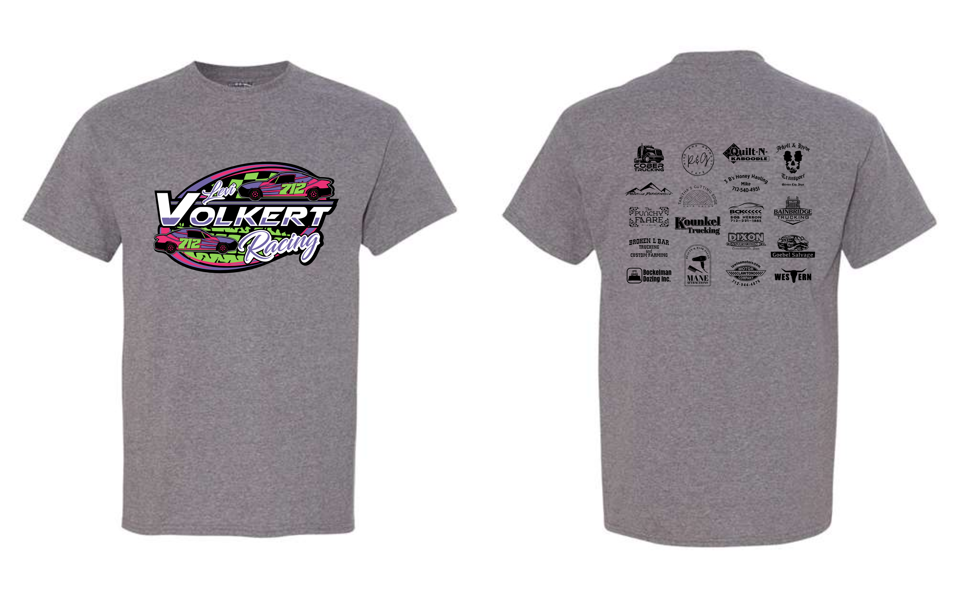 Levi Volkert Racing - Grey Apparel (+ options)