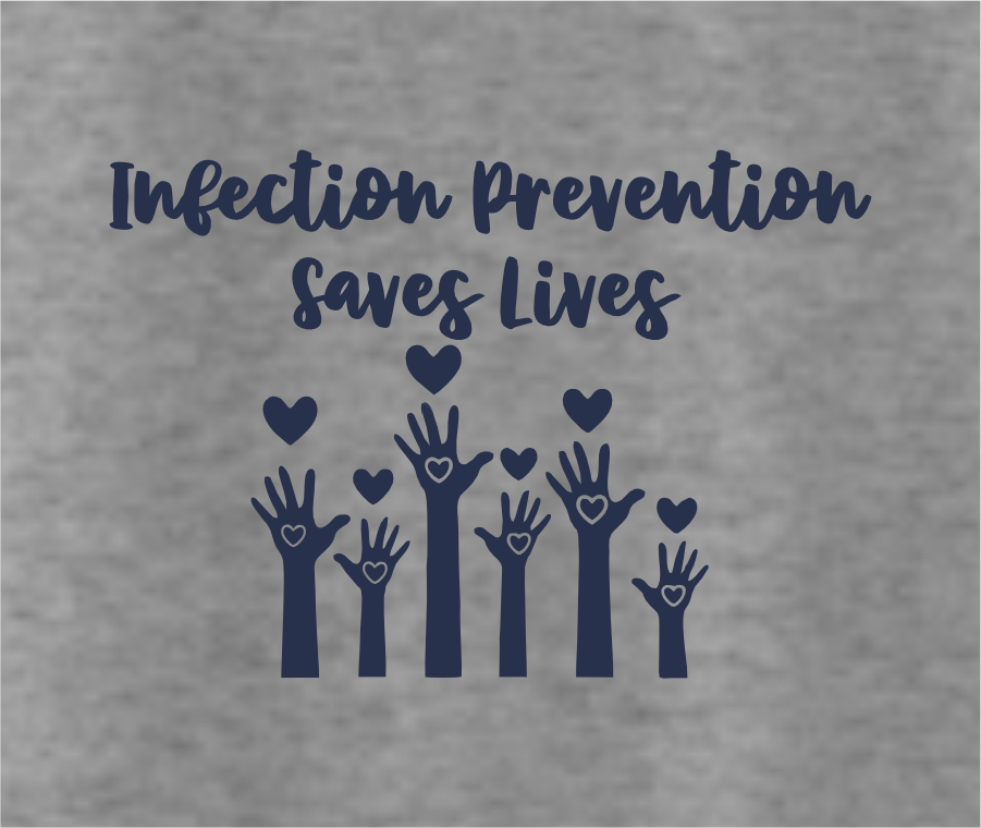 UnityPoint Infection Prevention - Grey Apparel Options - Design #2