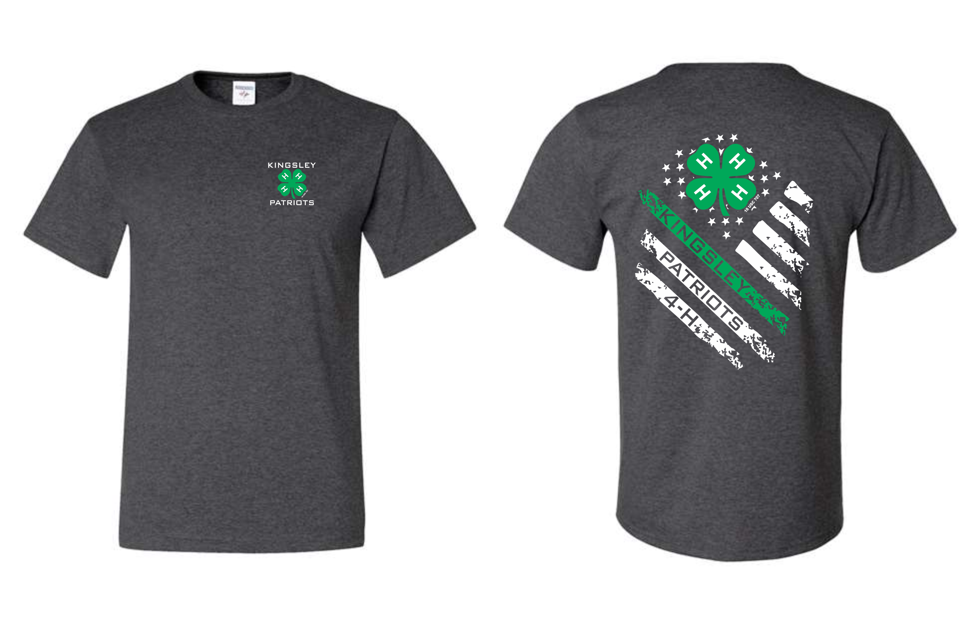 Kingsley Patriots 4H Club Apparel - Dark Grey (+ options)