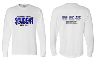 Woodbury Central Student Council - Gildan Cotton Long Sleeve T-Shirt