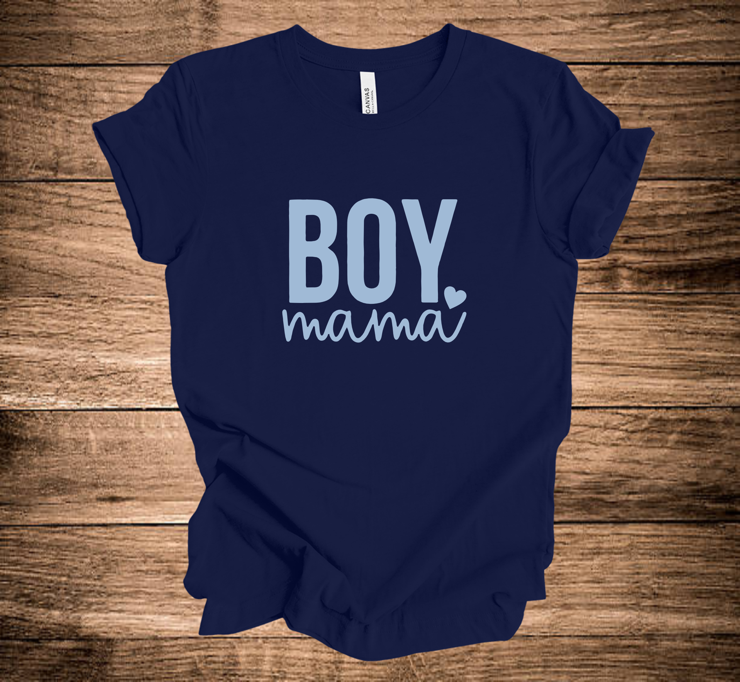 KMK Design Valentines Boy Mama Blue Heart (+ options)