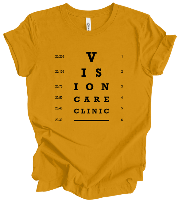 Vision Collection Vision Care Chart Mustard Options Kmk Apparel And Design Llc 