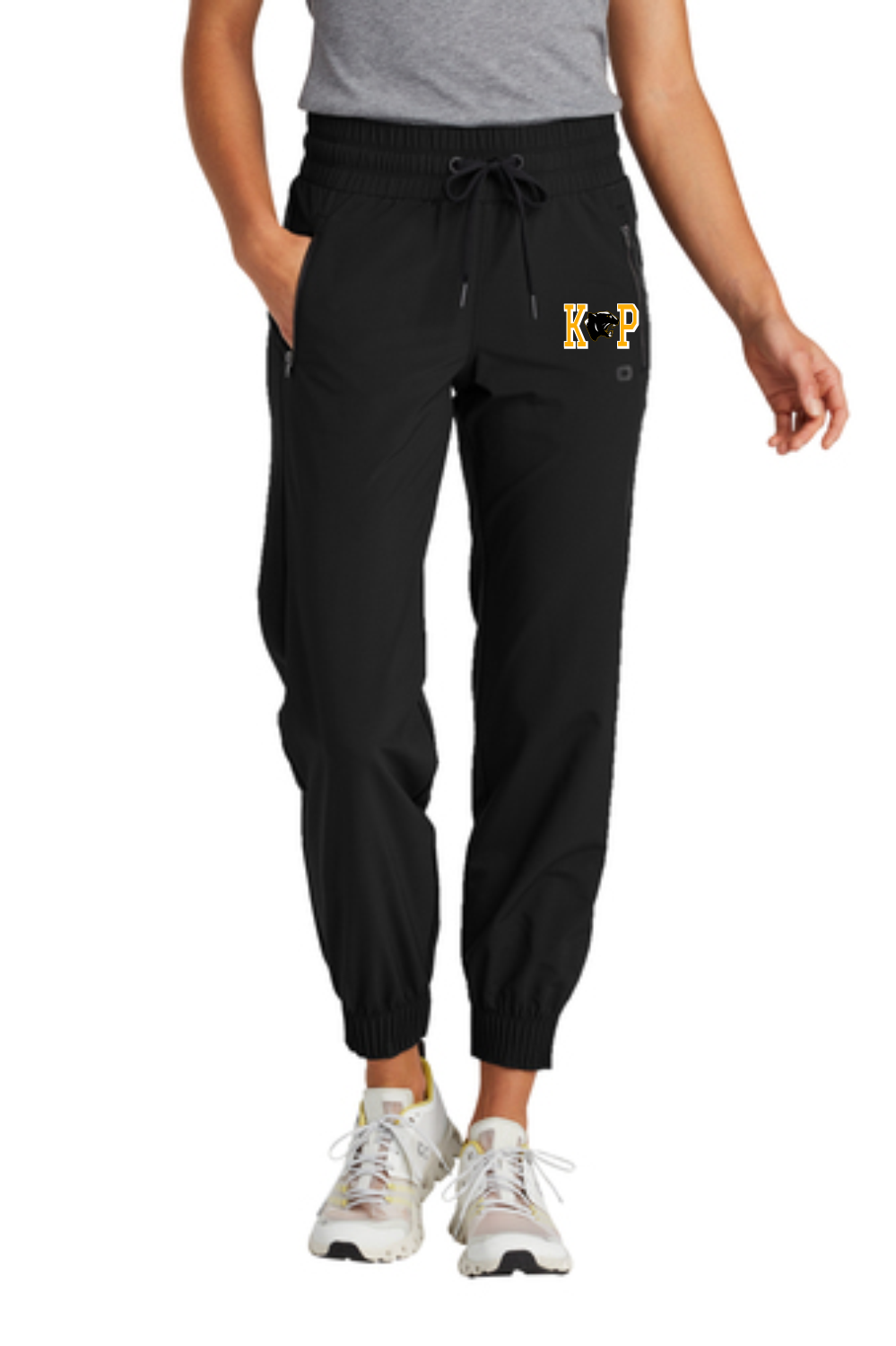 Kingsley-Pierson Staff Wellness Wednesday - Ladies Black Joggers