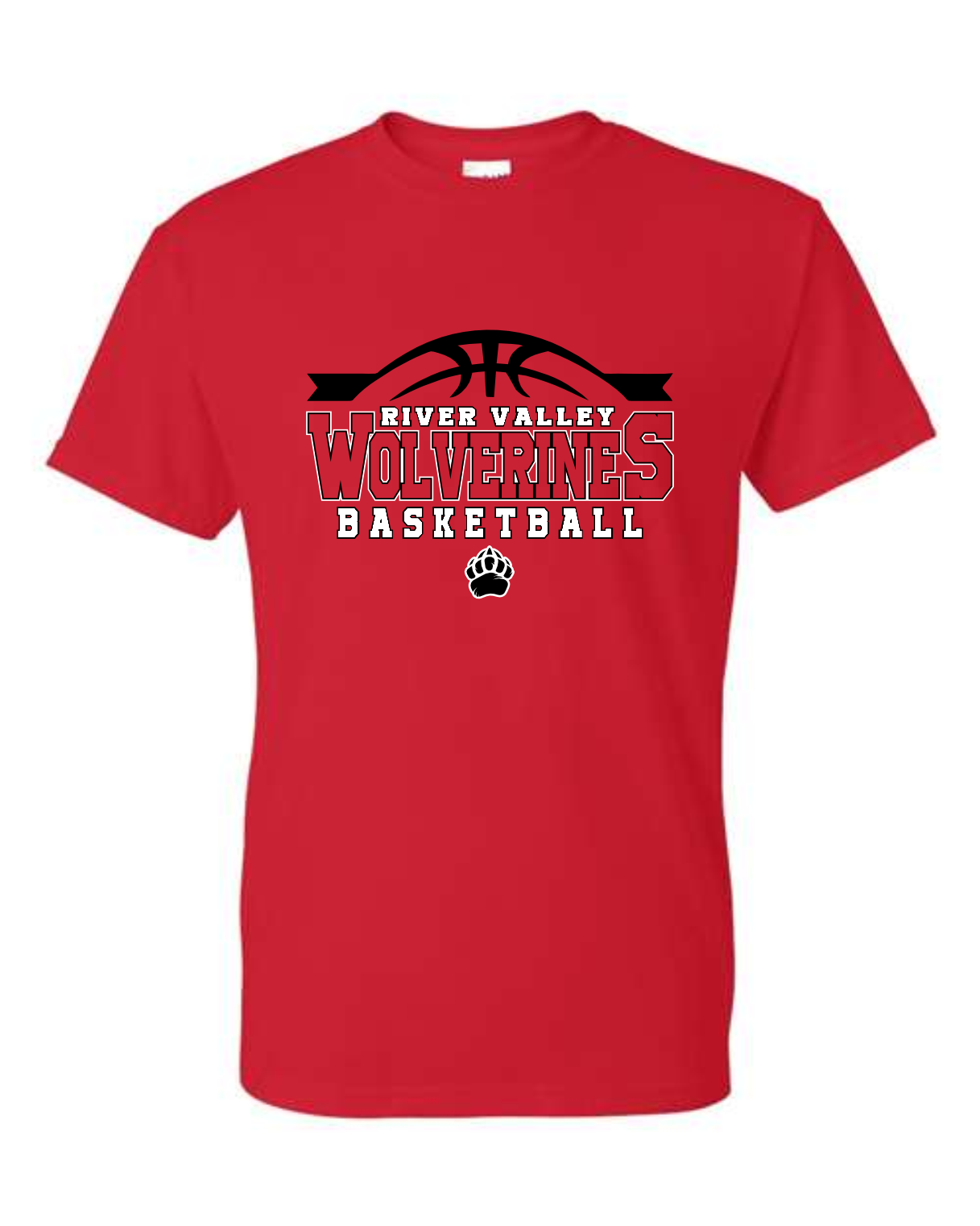 River Valley Basketball Apparel - Red (+ options)
