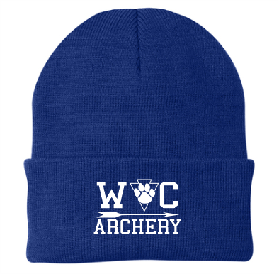Woodbury Central Archery Apparel - Royal Stocking Hat