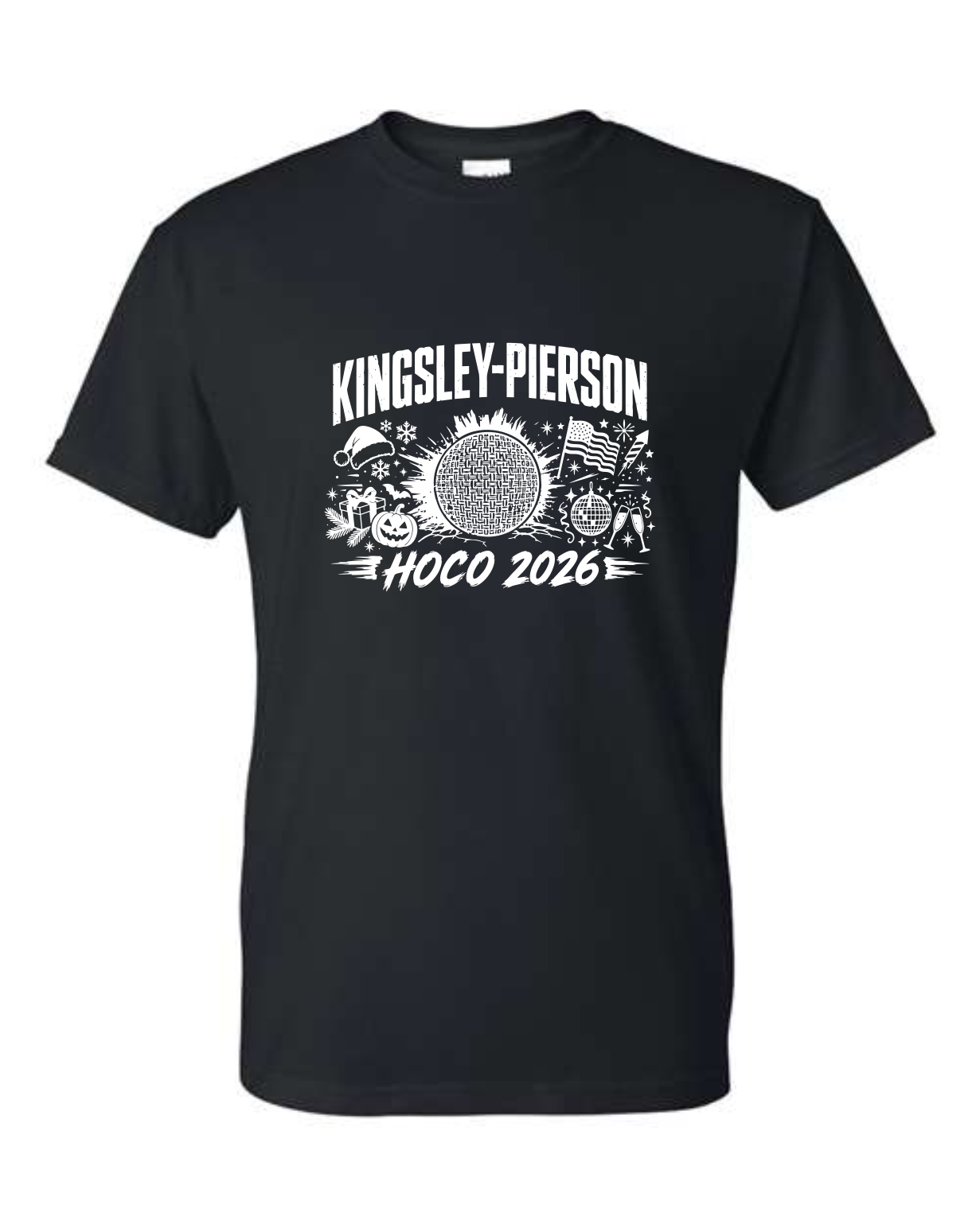 Kingsley-Pierson Homecoming - SENIORS - Black T-Shirt