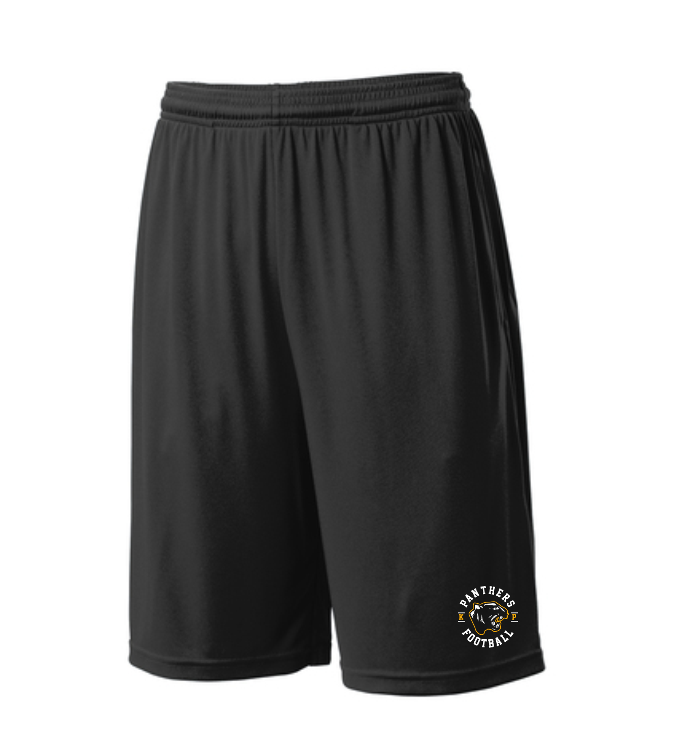 Kingsley-Pierson Panthers Football Apparel - Black Shorts