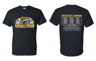 Kingsley-Pierson State Football Playoff Apparel - Second Round