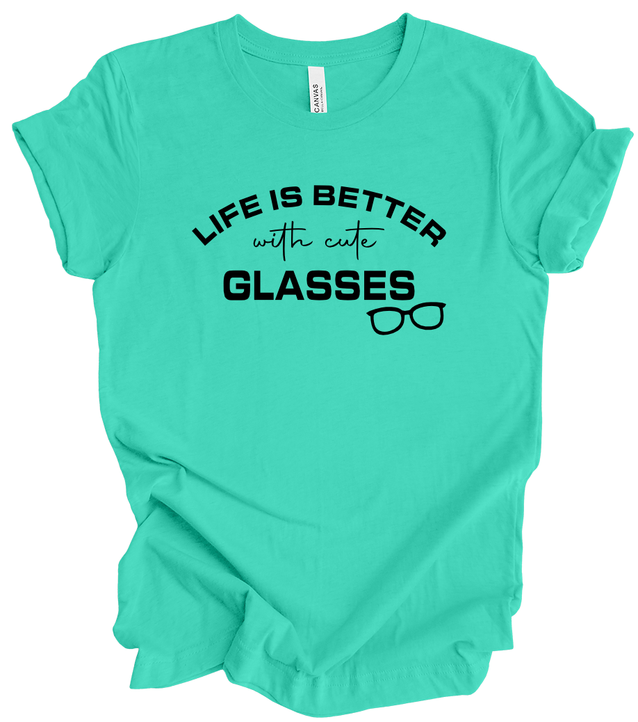 Vision Collection - Life Is Better With Cute Glasses (+ teal options)
