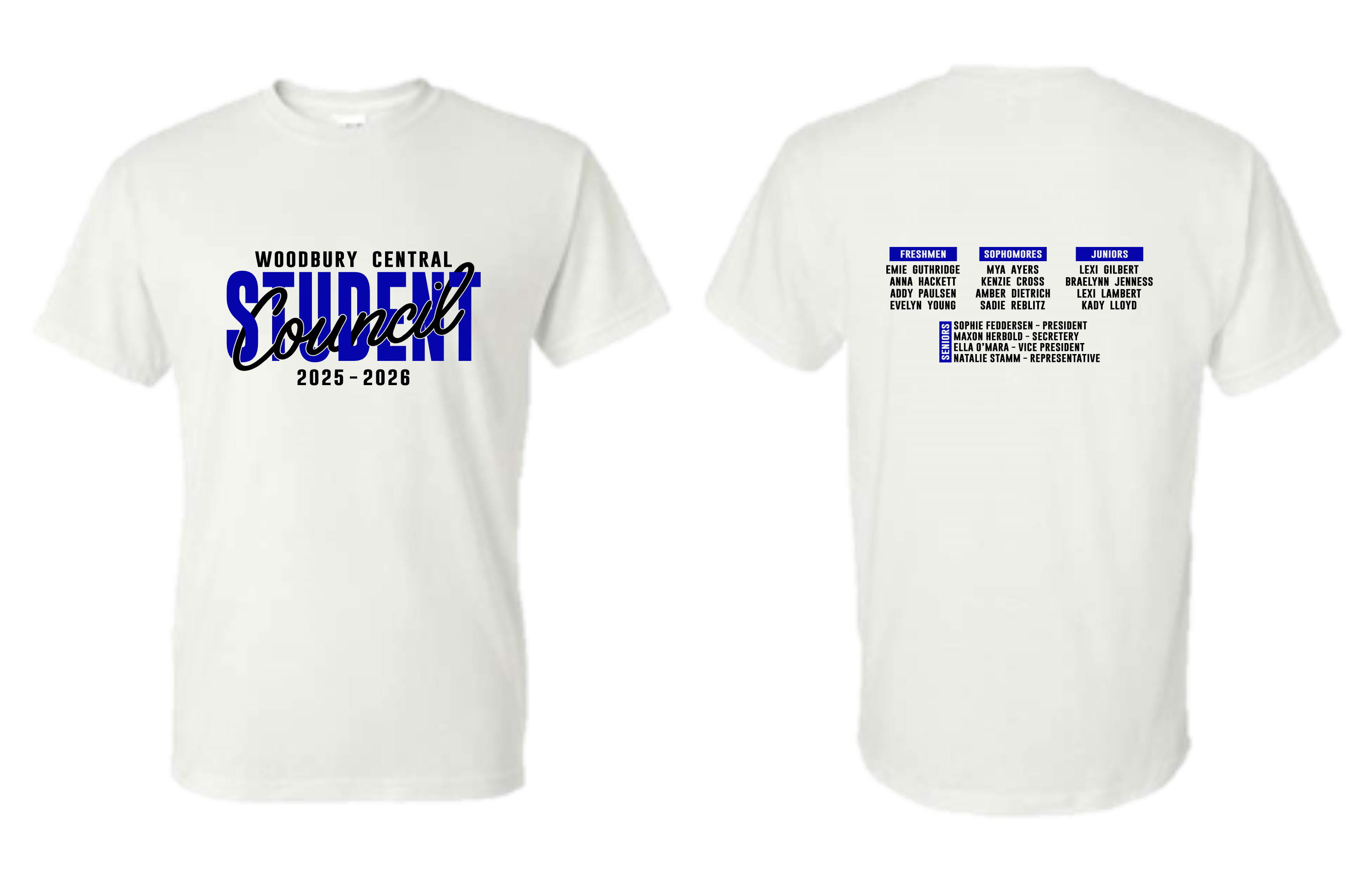 Woodbury Central Student Council - Gildan Cotton T-Shirt