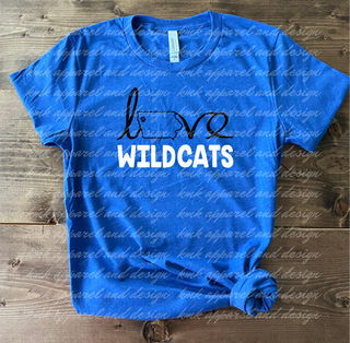 WC Wildcats Love (+ options)