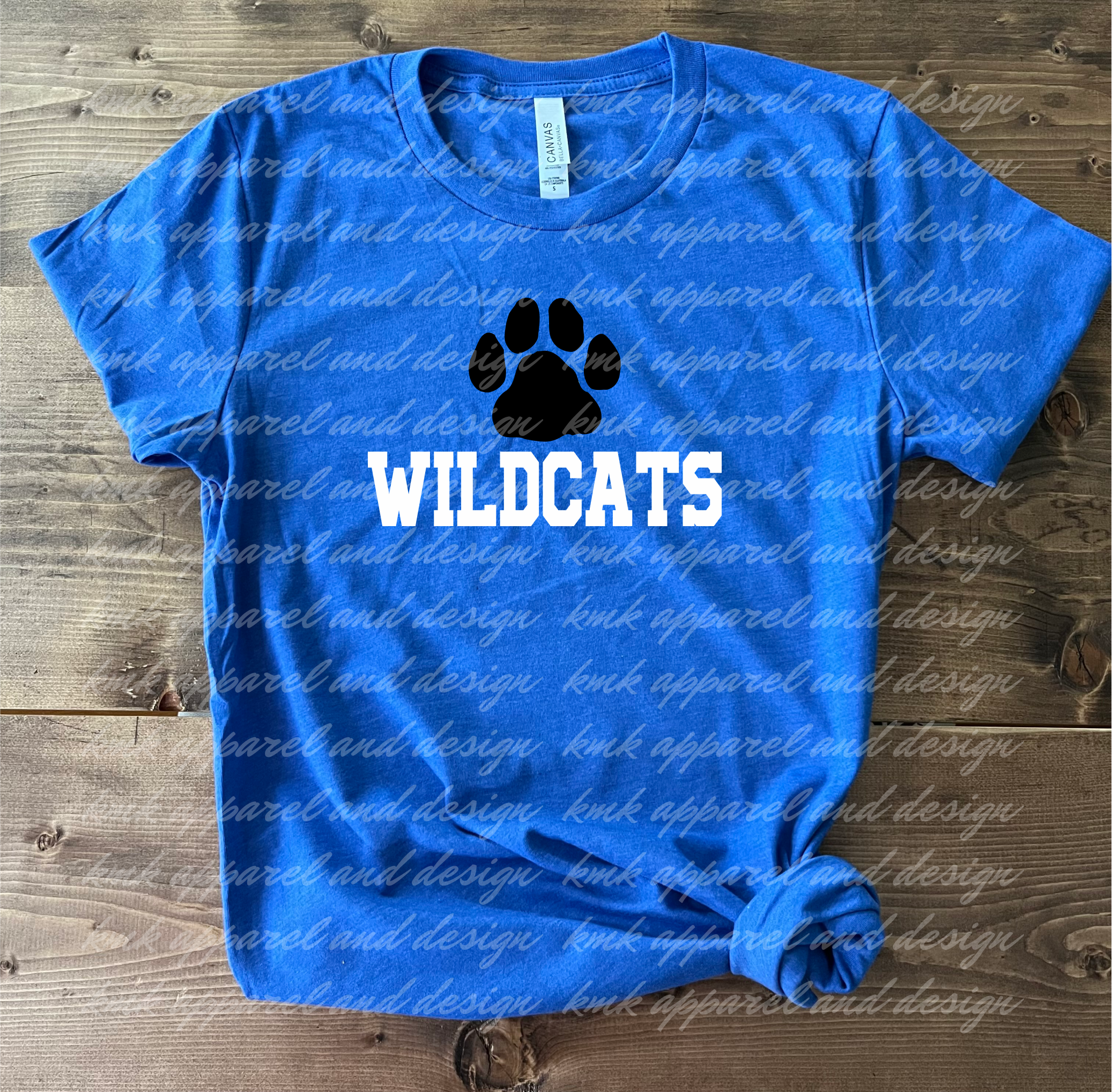 WC Wildcats Paw (+ options)