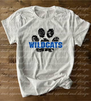 WC Wildcats Sketchy Paw (+ options)