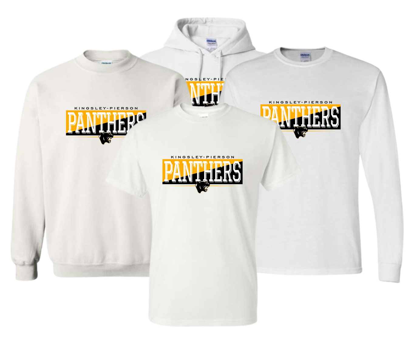 Kingsley-Pierson Staff Wellness Wednesday - White Apparel (Gildan, Sport Tek & Bella Options)