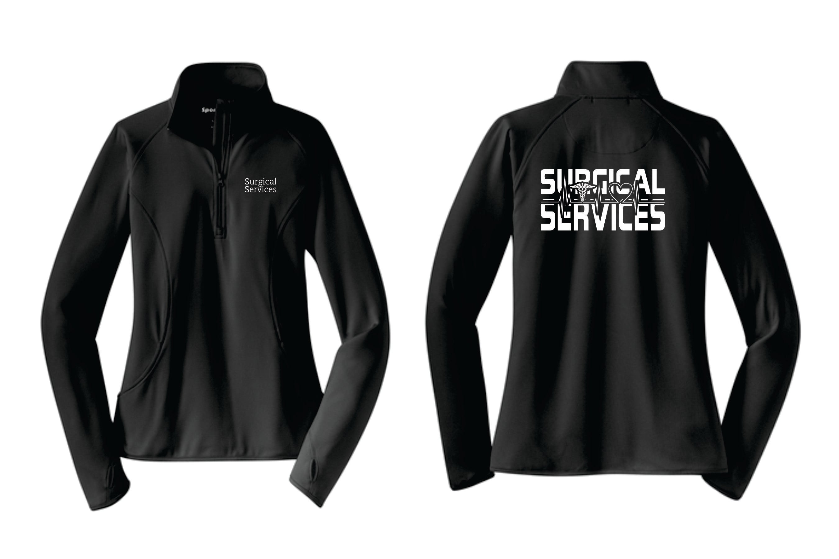 PHW - Surgical Services Heartbeat - Ladies 1/2 Zip