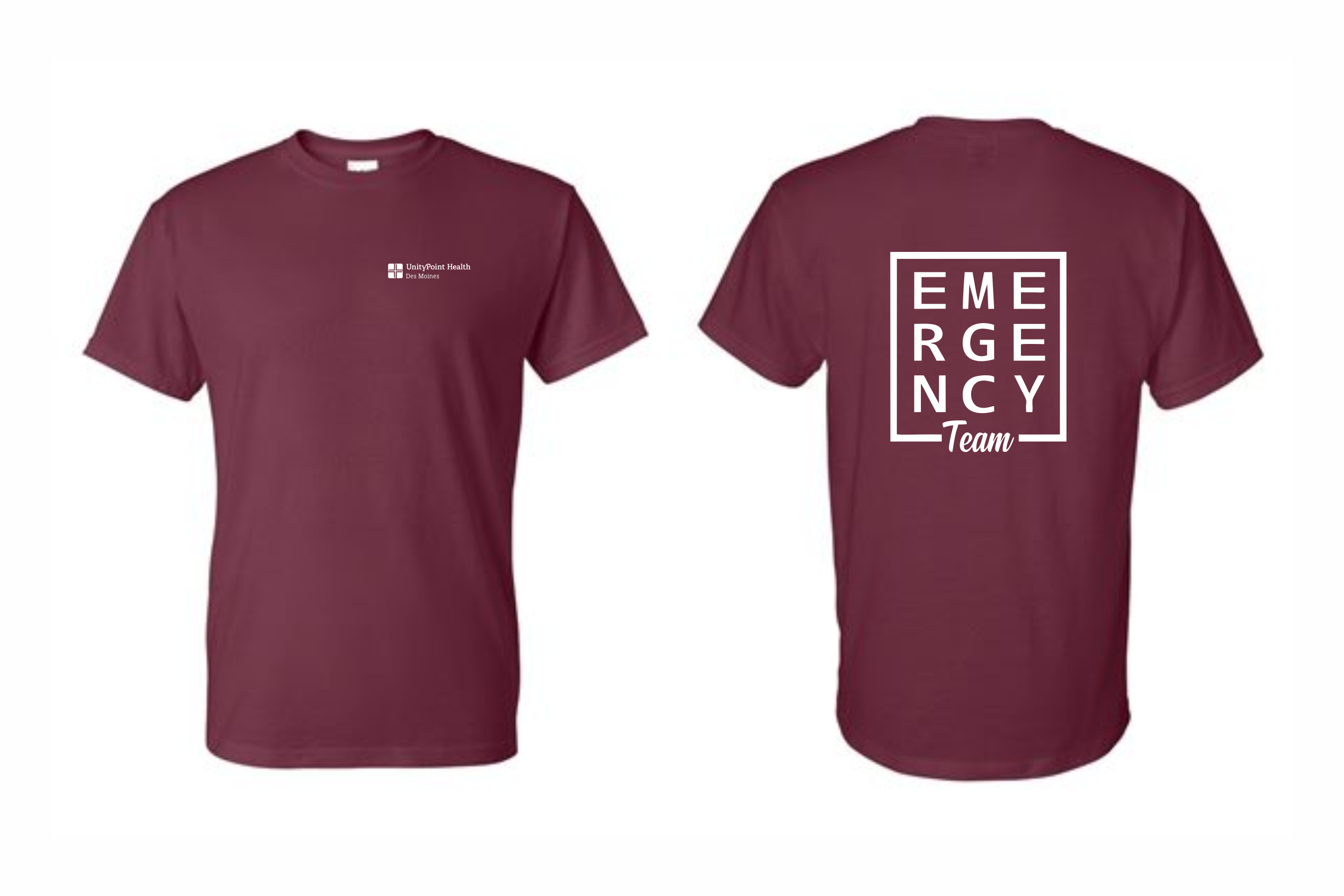UnityPoint Des Moines Maroon T-Shirt