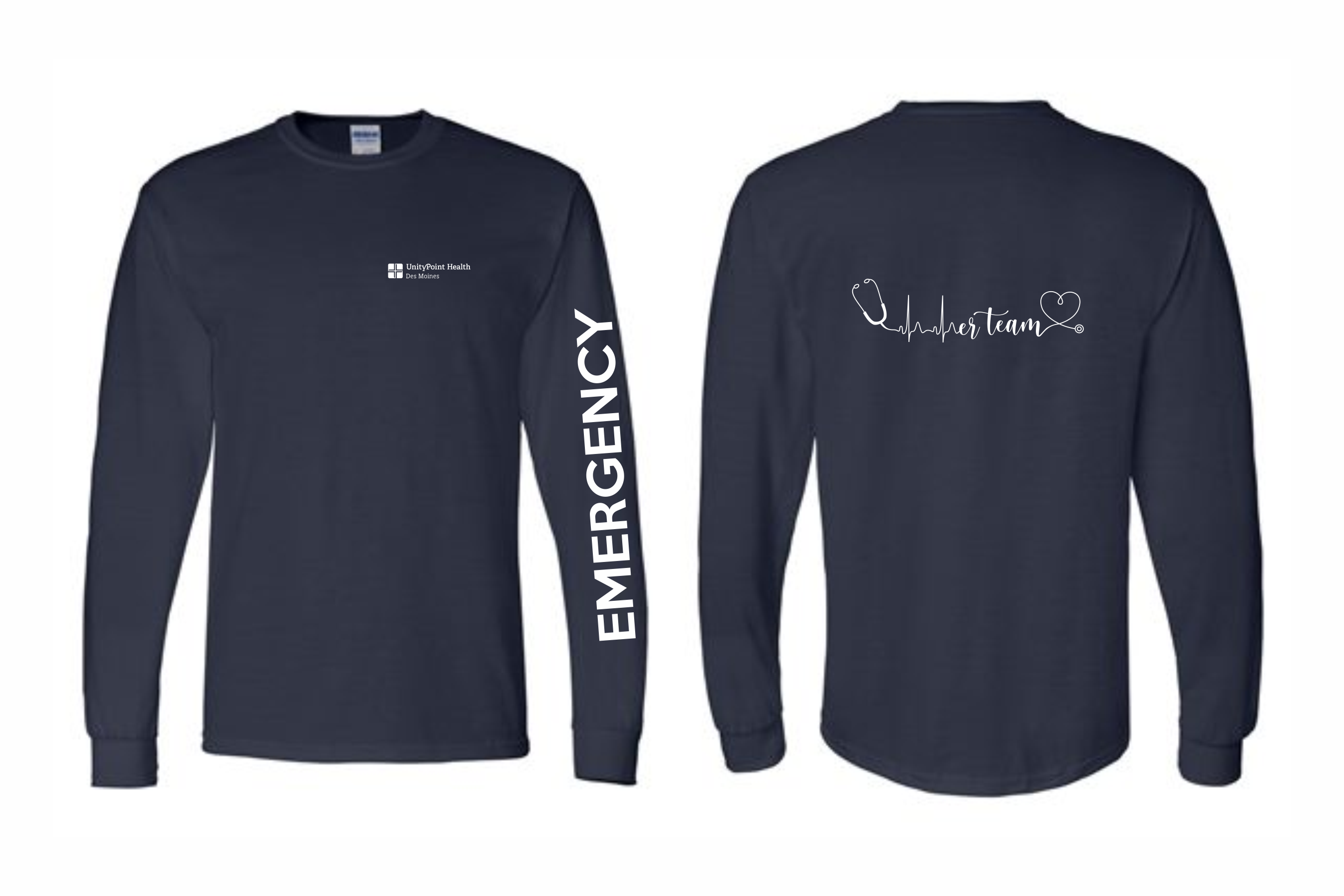 UnityPoint Des Moines Navy Long Sleeve