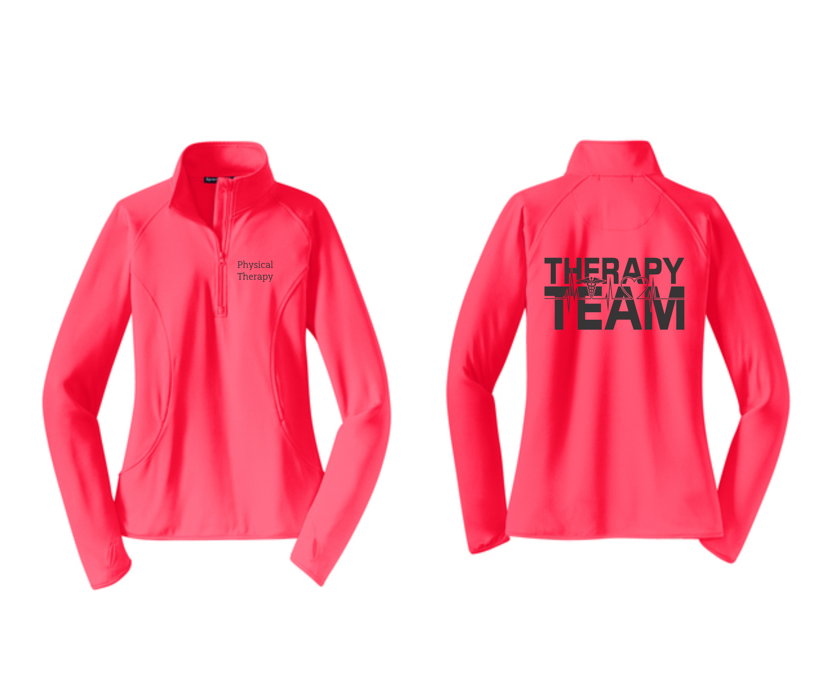 PHW - Physical Therapy Team - Ladies 1/2 or Full Zip Jacket