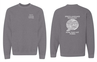 PHW - Speech Language Pathology Words - Cotton Crewneck Sweatshirt
